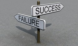 Success. Failure. Success. Failure.
