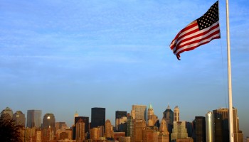 New York City and Flag New York City and Flag